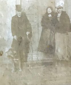 Rev Robert Brooks Egan with his wife Nelly, c. 1902