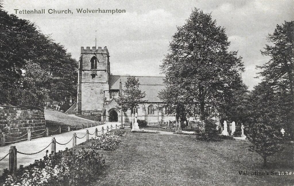 Tettenhall Church, Wolverhampton. Postcard, c.1900