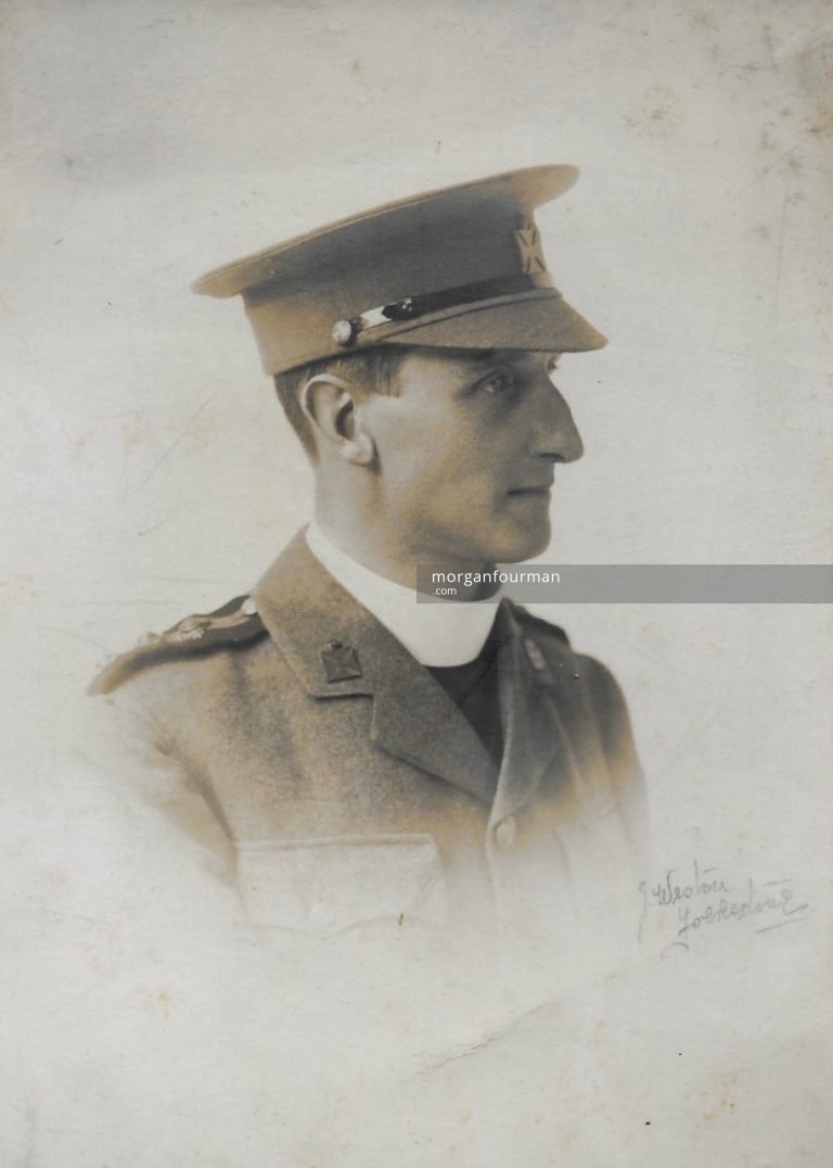 Rev Thomas Henry Royse, Temporary Chaplain to the Forces, c. 1914. Photo by J. Weston, Folkestone