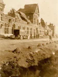 Pictures taken on a visit to Ypres, Menin, "No Mans Land", Dixmude, etc. on 11 Dec 1918