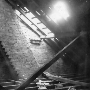 Up the loft, 52 Selborne Rd, Ilford, Jan 1941