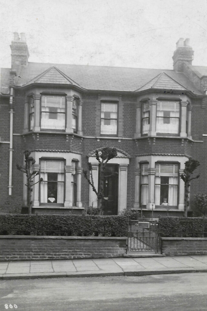 52 Selborne Rd, Ilford in about 1928 - Donald Morgan is at the window