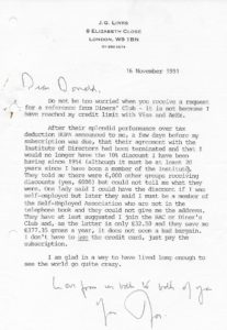 Example of Correspondence between JG Links and DC Morgan