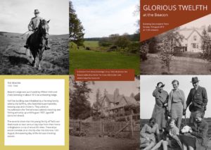 Glorious Twelfth at the Beacon leaflet, 2019