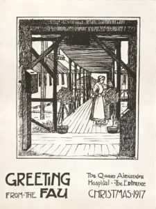 The Queen Alexandra Hospital Christmas card by A. Chandler, 1917
