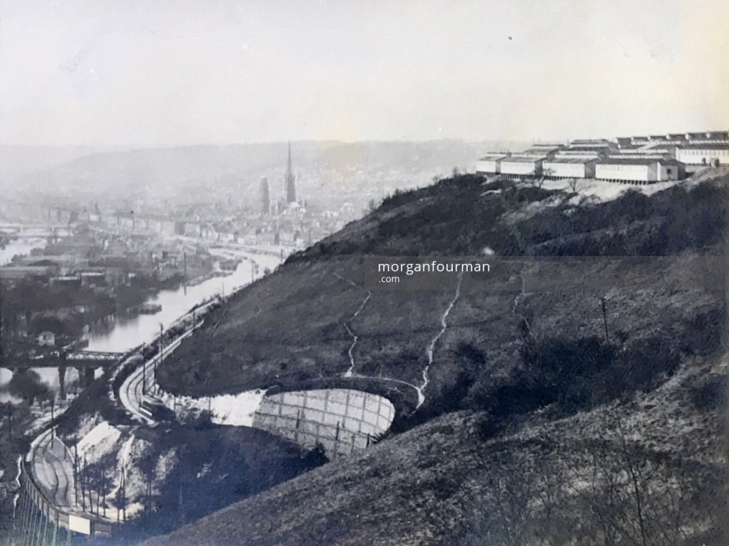 L'Hôpital Militaire Belge de Bonsecours on the hill top above Rouen, 1919