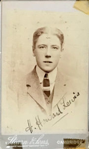 Henry Howard Lewis, c. 1905. Photo by Stearn & Sons, Cambridge