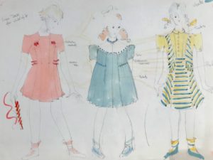 Pamela Downing dress designs, 1941
