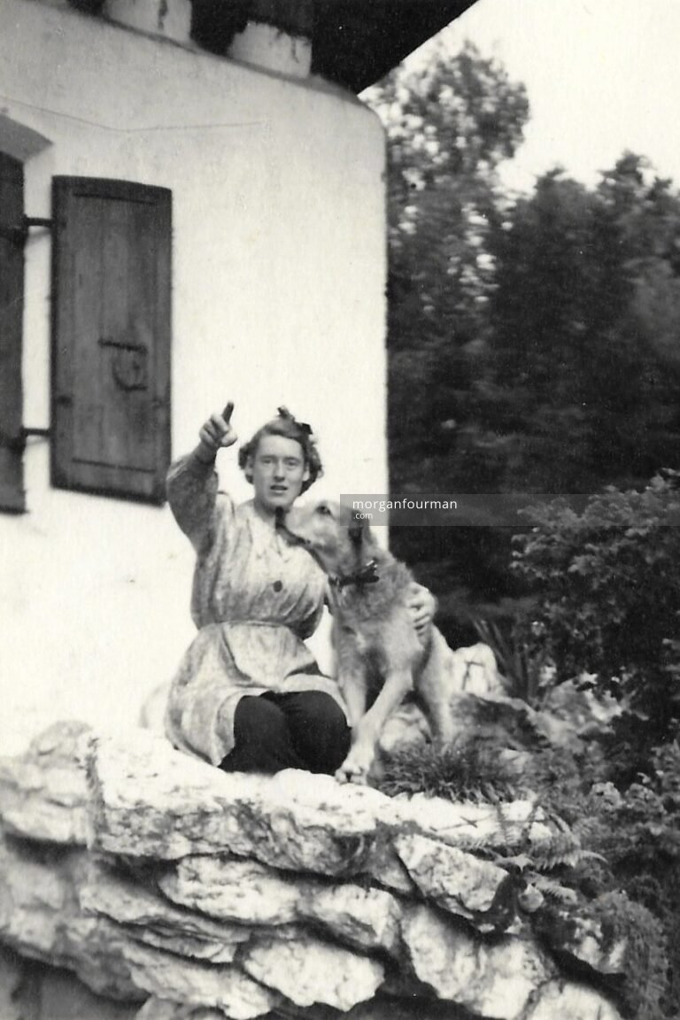 Joyce Evans to Molly Downing postcard, Geneva, 20 Jul 1940