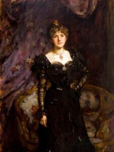 Mrs J. E. Crombie of Parkhill by J.J. Shannon (fragment) © Aberdeen Art Gallery & Museums