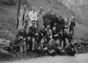 The party at Lauterbrunnen, Switzerland, 1938