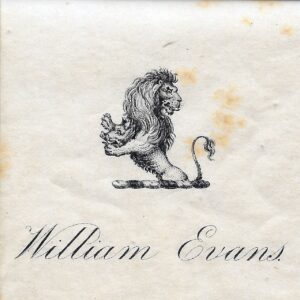 Ex-libris William Evans