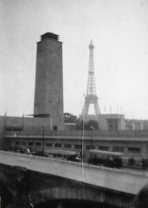 The Eiffel Tower and Algerian Pavilion, Paris 1937